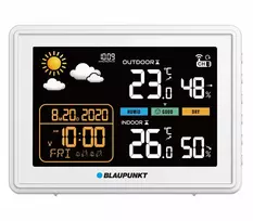 Oro stotelė BLAUPUNKT WS30WH – vidaus ir lauko temperatūros bei drėgmės matuoklis