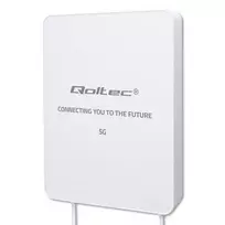 Kryptinė lauko 5G LTE antena QOLTEC 16 dBi SMA 3300–3800 MHz 3 m vandeniui atspari