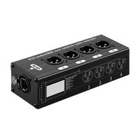 Professional 4 Port XLR Over Ethernet Converter For Noise less Auditory Transmission Auditory Extender