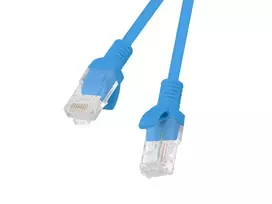 Tinklo jungiamasis kabelis LANBERG PCU5-20CC-0025-B Cat5e RJ-45 0,25 m mėlynas U/UTP CCA