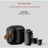 HOLOHOLO 350ml Portable Gaiwan Thermos Tea Set