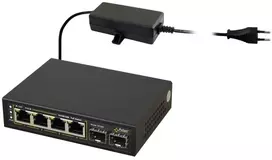 PULSAR POE Switch SFG64 4 prievadų su 2 SFP jungtimis