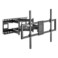 Maclean MC-482 TV laikiklis sieninis 60-120 colių plokščiiems ir lenktiems TV, iki 120 kg, VESA 900x600, pasukamas, pakreipiamas ir sukamas