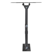 Laikiklis sieninis MACLEAN MC-700N VESA 200x200 23–43 colių ekranams, max 30 kg, juodas
