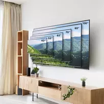 TV laikiklis prie sienos MACLEAN MC-422 43–100 colių, VESA iki 800x400, apkrova 120 kg