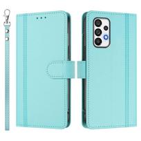 Wallet Case for Samsung Galaxy A57 A56 A55 A54 A53 A52 A51 A73 5G A72 A71 A70 A70S Cover Slim Flip Magnetic Clasp with Kickstand For Galaxy A51 5G mėtų žalios spalvos