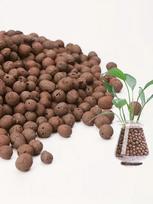 1LB Reusable Hydroponic Clay Pebbles Natural Hydroponic Growing Clay Pebbles Lightweight, Reusable Clay Balls for Gardening