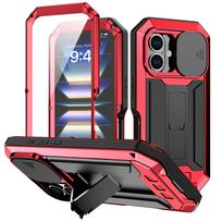 for iPhone 16 Pro Max iPhone 16 Plus Pro Military Grade Full-Body Rugged Built-in Kickstand Slide Camera Protective Cover Shell for iPhone 16