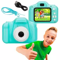 Extralink Kids Camera H20 Blue, 1080P 30fps, 2.0 ekranas