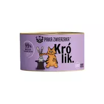 PAKA ZWIERZAKA Rabbit šlapias kačių maistas - triušis - 200g