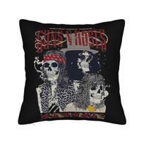 Rock Music Band G-Guns N Roses Pillowcase Printing Polyester Cushion Cover Decor Pillow Case Cover Home Square 45X45Cm Peach skin 18*18(CM)-1Pcs