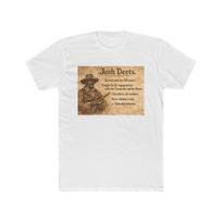 Josh Deets Epitaph T-shirt Tops Tees Unisex | Vintage Western, Lonesome Dove Tee | Rodeo L
