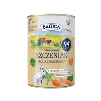 BALTICA regional flavours šuniukų ėdalas su triušiena ir morkomis, šlapias, 400 g
