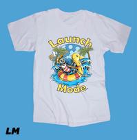 Launch Mode Cheers white shirt BMX Surfing Skateboarding MOTO Wakeboarding Snow M