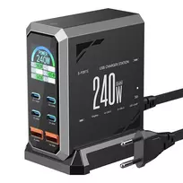 Blitzwolf BW-S31 2xUSB-A, 4xUSB-C, PD, 240W tinklo įkroviklis
