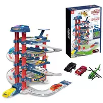 Extralink Kids automobilių stovėjimo aikštelė su elektriniu liftu vaikams
