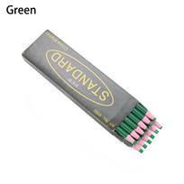 12PCS Fabric Erasable Sewing Accessories Tailor Chalk Marker Pen Dressmaker Supplies Garment Pencil žalia