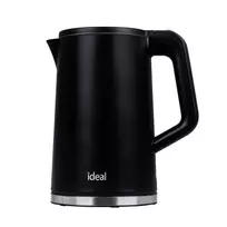 IDEAL Virdulys 1,7 l, plieninis korpusas, 1500 W, juodas