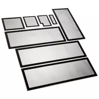 Demciflex dulkių filtrų rinkinys, skirtas Lian Li O11 Dynamic XL - juoda/juoda