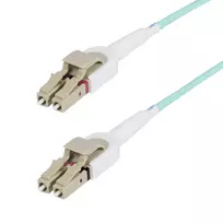 StarTech.com 5 m LC į LC (UPC) OM4 perjungiamas šviesolaidinis kabelis 50/125 µm, 100G, įrankių nereikalaujantis poliškumo keitimas, maži įterpimo nuostoliai – LSZH šviesolaidinis trumpiklis