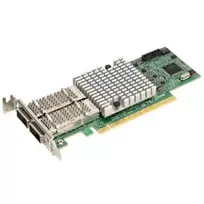 Supermicro tinklo plokštė dviejų prievadų QSFP28 100Gbit LP CX-4 EN AOC-S100G-M2C Single
