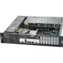 Super Micro Supermicro SC823M TQC-R802LPB - stelažinis korpusas - montuojamas į stelažą - 2U - ATX - SATA/SAS - karštai keičiamas - 800 W - juodas (CSE-823MTQC-R802LPB)