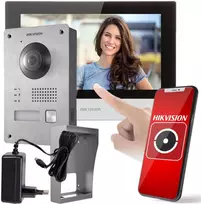 Hikvision durų skambučio rinkinys DS-KIS703Y-P