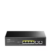 Tinklo jungiklis Cudy GS1006P nevaldomas Gigabit Ethernet 6 prievadų PoE, 12Gbit/s, 2048 MAC, juodas