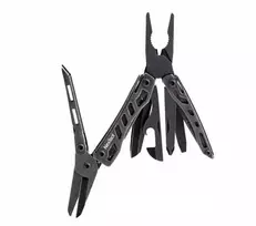 Multitoolas Nextool Mini FLAGSHIP NE20122 — 10-in-1 kompaktiškas nerūdijančio plieno daugiafunkcis įrankis, juodas, 67×27×17 mm, 83 g