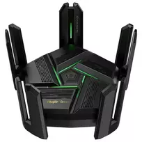 Stalinis belaidis maršrutizatorius RUIJIE RG-EW7200BE PRO — dviejų juostų Wi‑Fi 7 (2,4/5 GHz), 5765Mbps, 9x RJ-45 LAN (10/100/1000/2500), USB, juodas