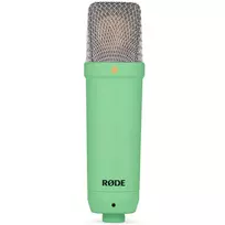 Studijinis kondensatorinis mikrofonas RØDE NT1 Signature Green – kardioidinis, 20–20000 Hz, XLR, max SPL 142 dB