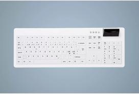 Contour Design Active Key AK-C8200 medicininė klaviatūra USB vokiškas išdėstymas balta