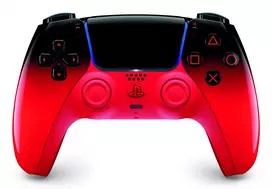 Valdiklis Sony DualSense, juodas/raudonas, skirtas PlayStation 5 — Bluetooth/USB, baterija, USB-C