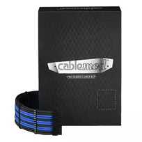 CableMod C-Series PRO ModMesh kabelių rinkinys, skirtas Corsair AXi/HXi/RM (geltona etiketė) - juoda/mėlyna