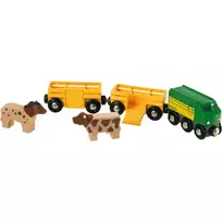 Traukinys Ravensburger BRIO Farm Train 33404 – kaimo tematikos, įvairiaspalvis, tinka nuo 0,3 iki 99 metų