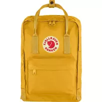 Kuprinė Fjällräven Kanken Laptop 13 colių – miesto kuprinė, geltona, 250×160×350 mm, poliamidas/PP/vinilas