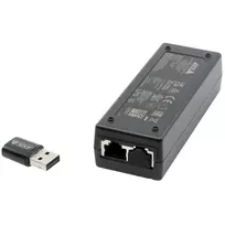 Axis 02627-003 belaidis adapteris ir maitinimo injektorius stebėjimo kamerai, vidaus, juoda
