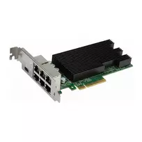 Tinklo plokštė INTEL X710T4G1P5 – 4 prievadų 10GbE RJ-45, PCIe 3.0 (8,0 GT/s), palaiko Cat6/6A