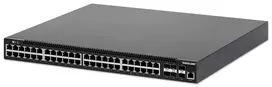 Intellinet 54 prievadų L3 pilnai valdomas PoE+ jungiklis su 48 Gigabit Ethernet prievadais ir 6 SFP+ uplinkais