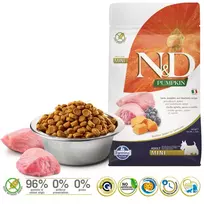 FARMINA N&D Pumpkin Dog Lamb & Blueberry Adult Mini - sausas šunų maistas - 800 g