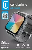 Cellularline ION Bluetooth® išmanusis laikrodis su programa, LED, 91 g