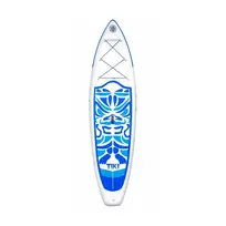 FunWater SUP pripučiama irklentė SUPFW05B Tiki (mėlyna-balta)