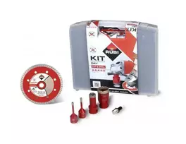 RUBI TCR deimantinių pjovimo diskų rinkinys su DRYGRES grąžtais (modelis 68923)