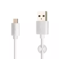 USB į USB-C duomenų ir įkrovimo laidas FIXED FIXD-UC2M-WH — 2,0 m, baltas