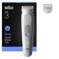 Kūno kirpimo mašinėlė BRAUN Series 3 BG3530 – pilka, įkraunama