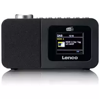 Stalinis radijo imtuvas Lenco CR-625BK – FM/AM priėmimas su Bluetooth, juodas