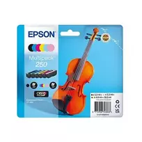 Epson 250 Violin Claria Photo HD rašalo kasetės 6 vnt. Original Black, Cyan, Light Cyan, Light Magenta, Magenta, White