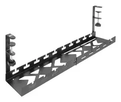 Po stalu montuojamas išplečiamas kabelių latakas ACT 43–72 cm, spaustuvinis tvirtinimas, plienas, 728×130×190 mm, 5 kg