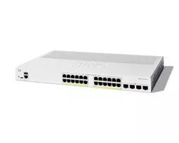 Cisco Catalyst 1200-24P-4X išmanusis jungiklis, 24 prievadai GE, PoE, 4x10GE SFP+, ribota viso gyvenimo apsauga (C1200-24P-4X)