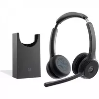 Belaidė ausinė su stovu Headset 722 Wireless DUAL+STAND Carbon Black Usba Bundle